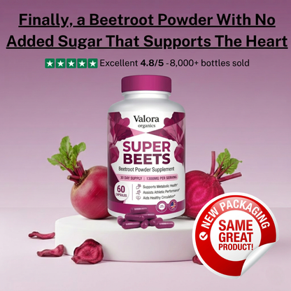 Beetroot Powder - Heart & Energy Support Capsules