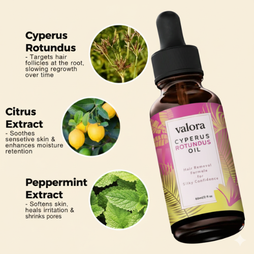 Valora Cyperus Rotundus Hair Removal Serum
