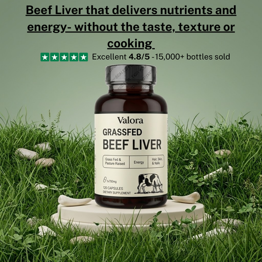 Grass-Fed Beef Liver - Energy & Iron Support Capsules