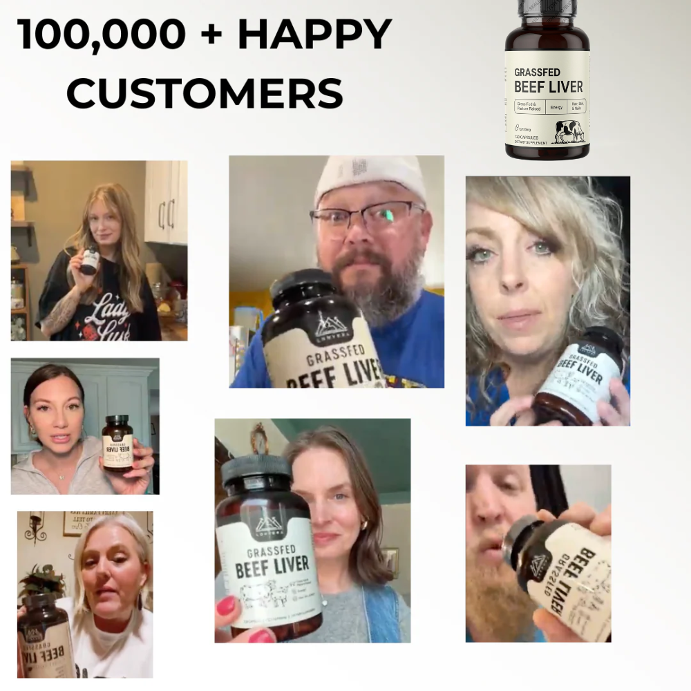 Grass-Fed Beef Liver - Energy & Iron Support Capsules