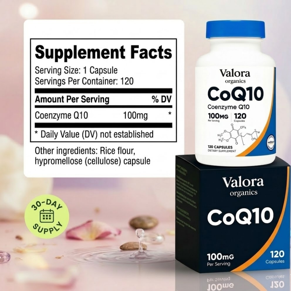 Ubiquinol CoQ10 - Wellness & Energy Support Capsules