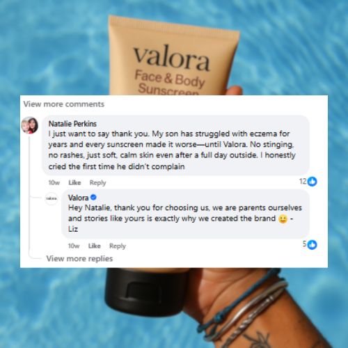 Valora Natural Tallow Sunscreen SPF 50