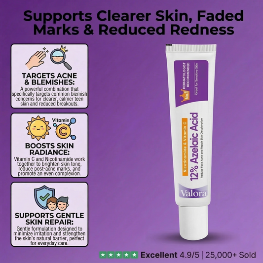 12% Azelaic Acid Cream  - Acne & Redness Support