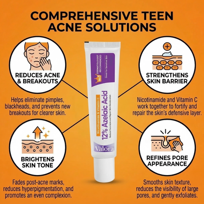 12% Azelaic Acid Cream  - Acne & Redness Support