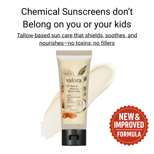 Valora Natural Tallow Sunscreen SPF 50
