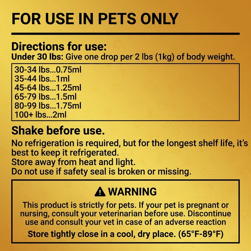 Lutein & Zeaxanthin Drops - Advanced Vision Formula For Dogs