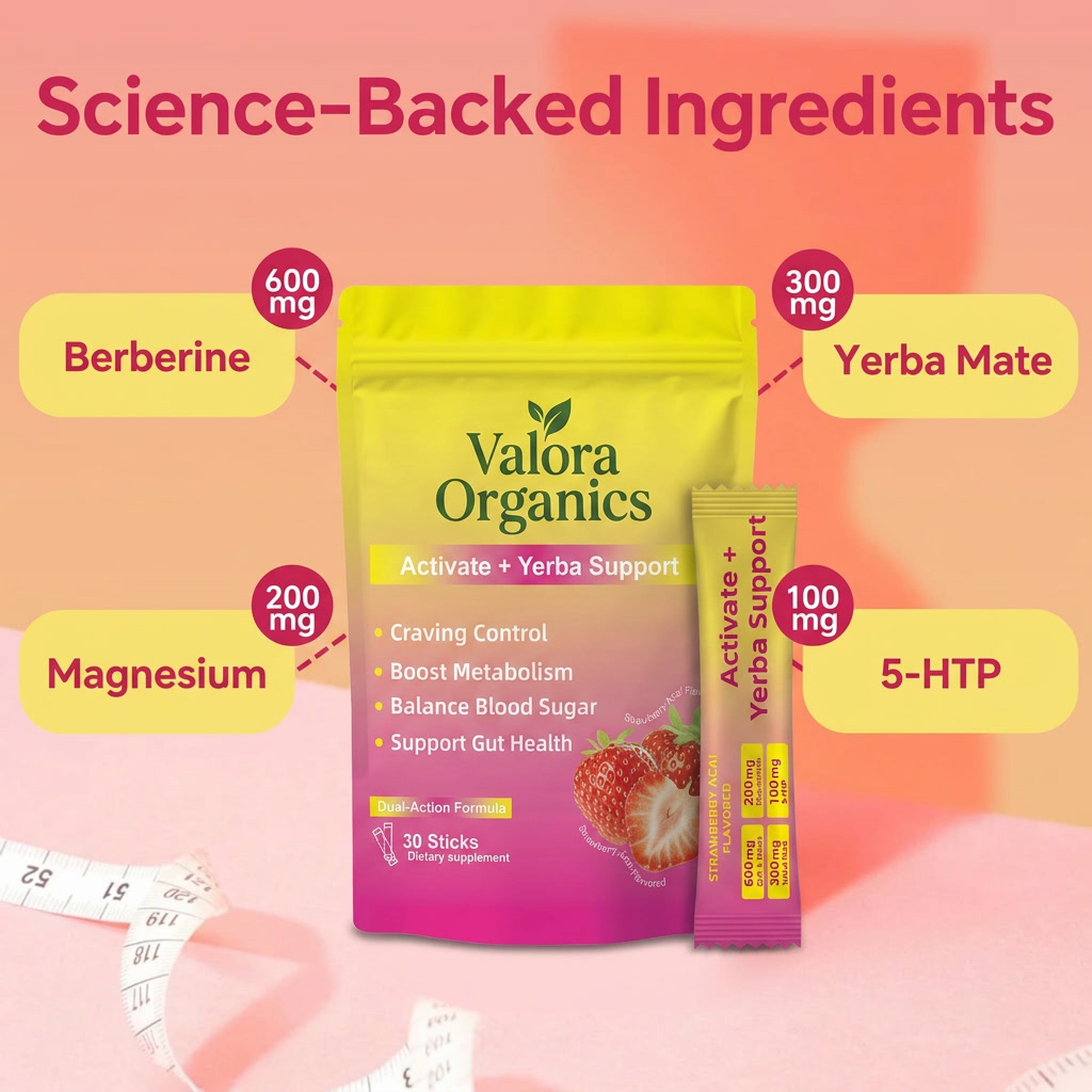 Berberine + Yerba Mate - GLP1 Cutting Drink for Her
