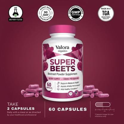 Super Beets - Heart & Energy Support Capsules